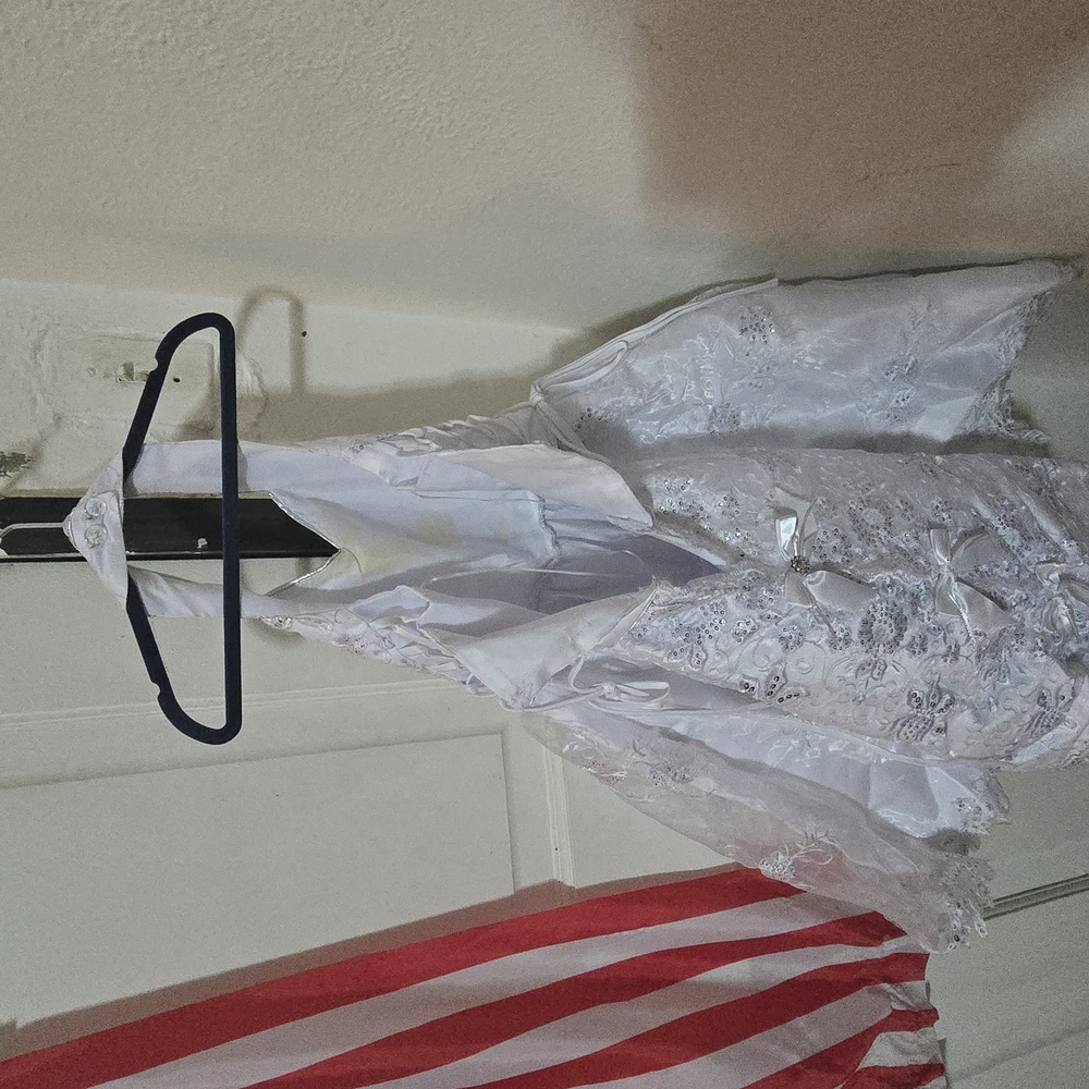 MEXICANA Kids Formal Dress - White